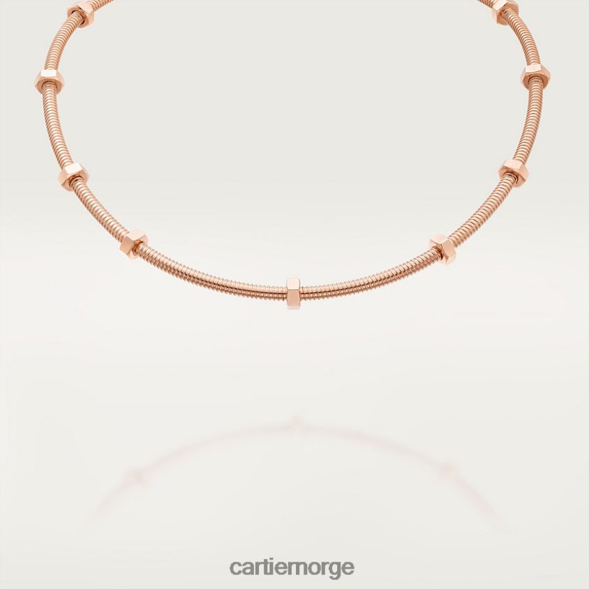 smykker Cartier ecrou kjede Rose gull F4466N488