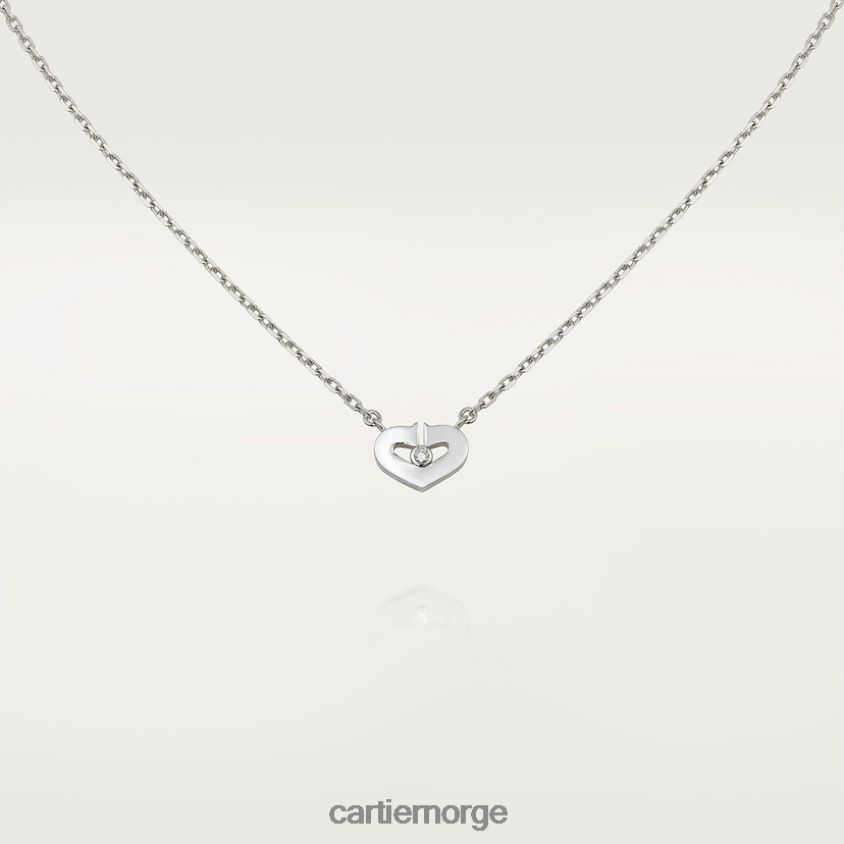 smykker Cartier hjerte halskjede stilig F4466N608