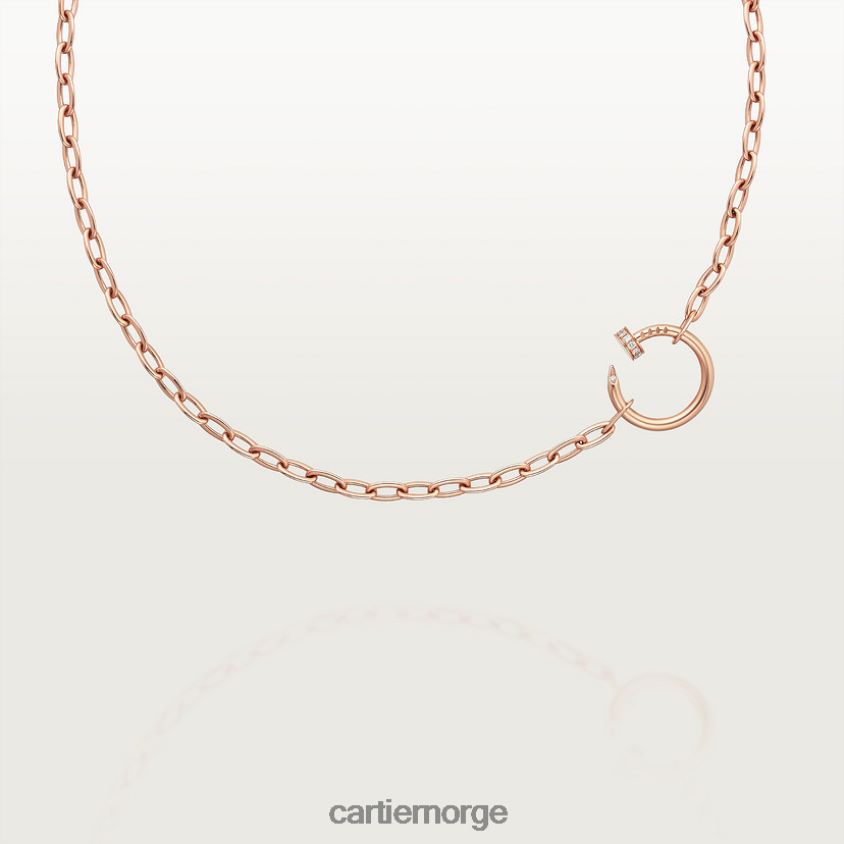 smykker Cartier juste un clou kjede Rose gull F4466N413