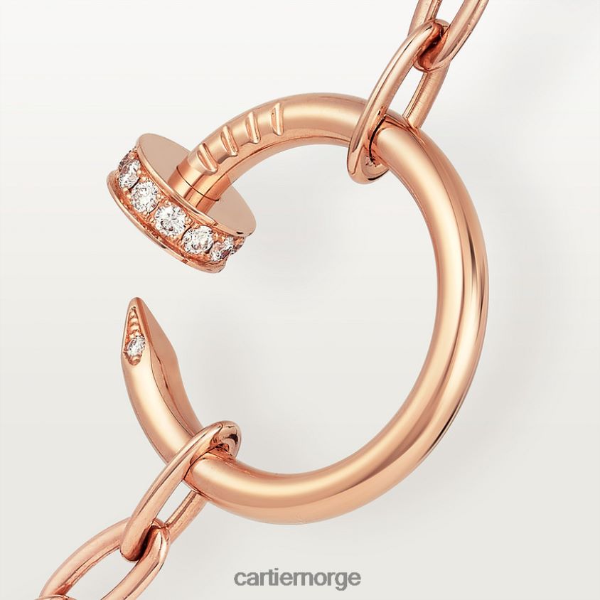 smykker Cartier juste un clou kjede Rose gull F4466N413