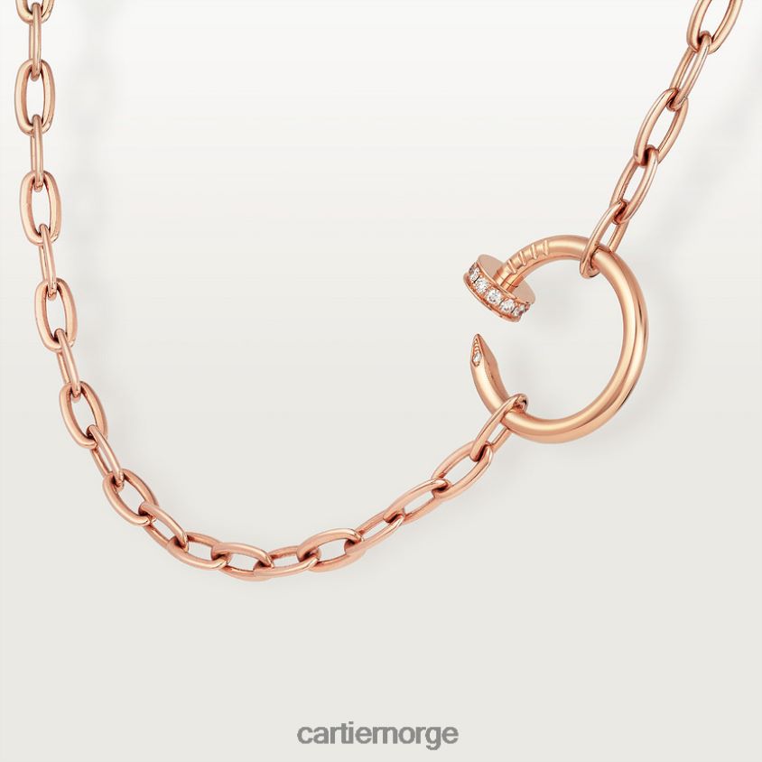 smykker Cartier juste un clou kjede Rose gull F4466N413