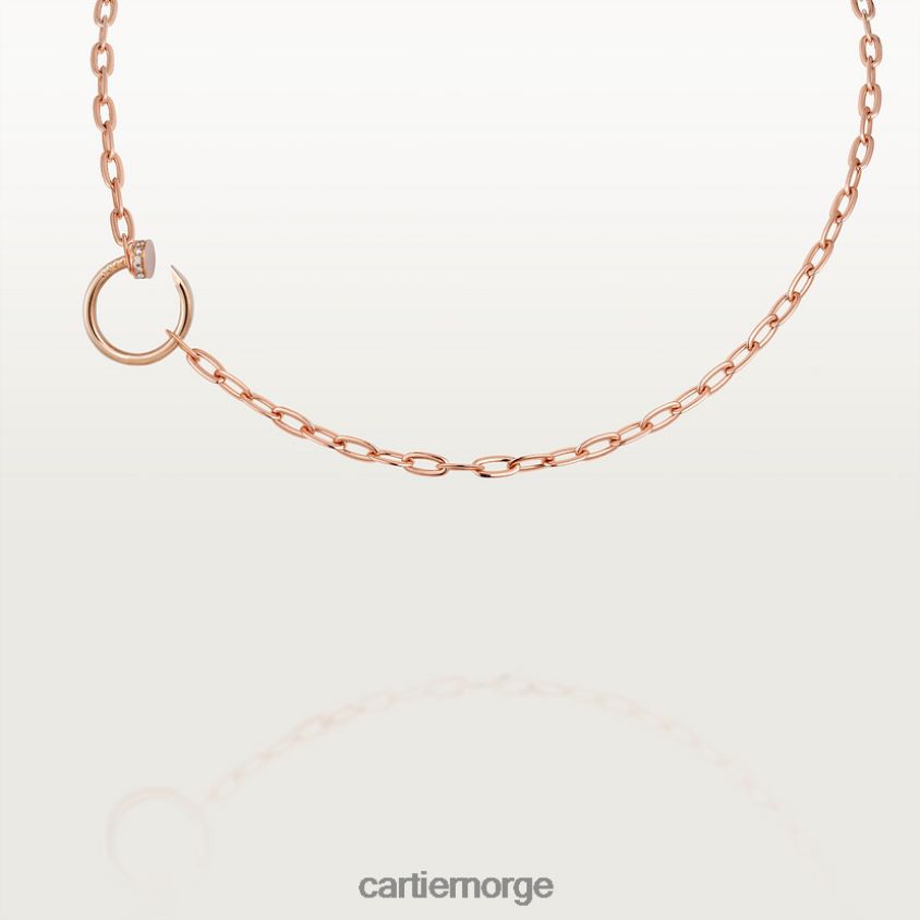 smykker Cartier juste un clou kjede Rose gull F4466N414