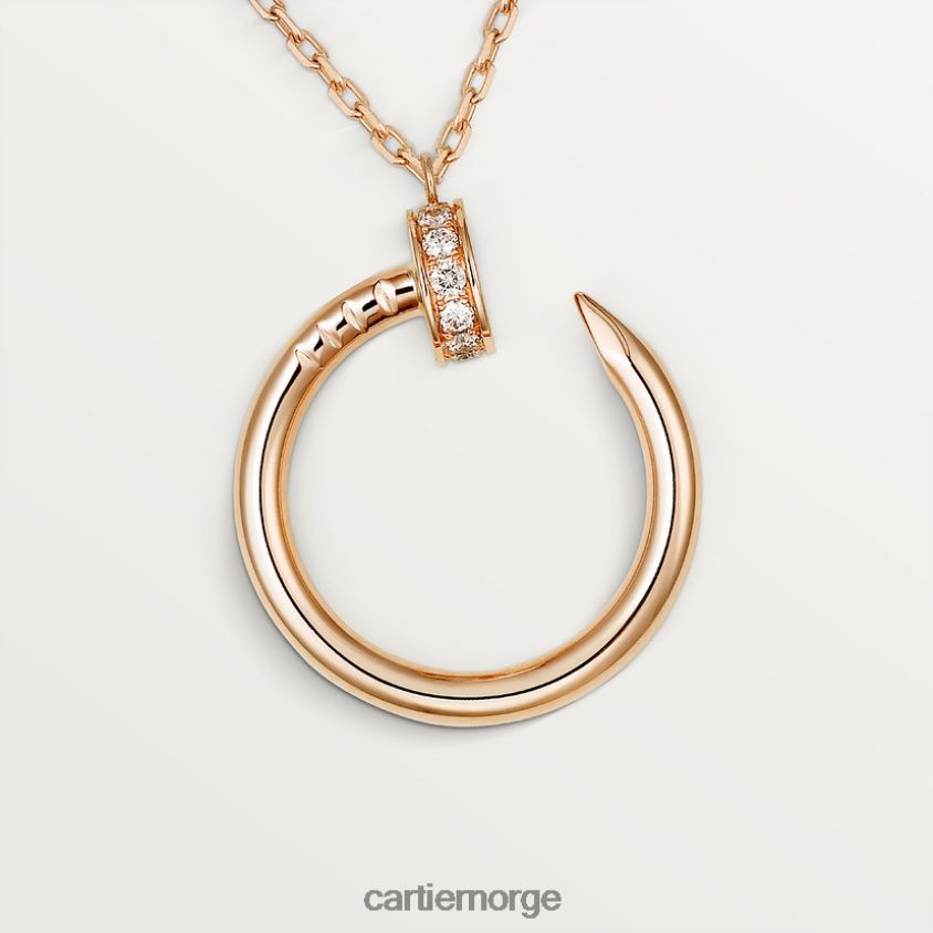 smykker Cartier juste un clou kjede Rose gull F4466N415