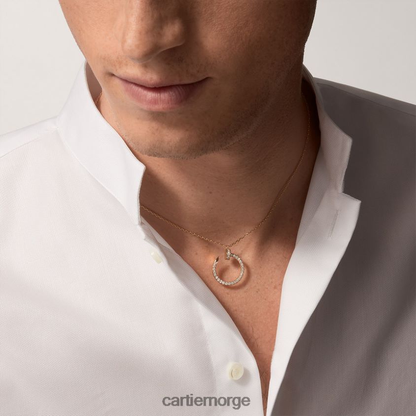 smykker Cartier juste un clou kjede Rose gull F4466N415