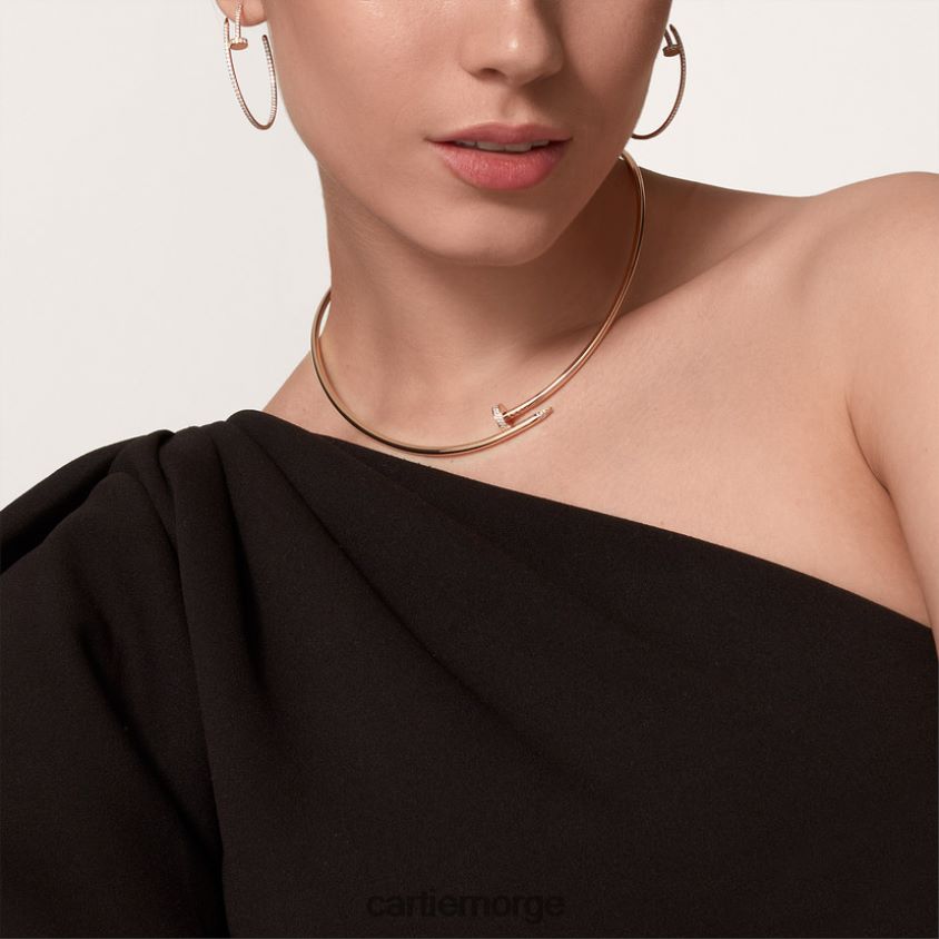 smykker Cartier juste un clou kjede Rose gull F4466N424