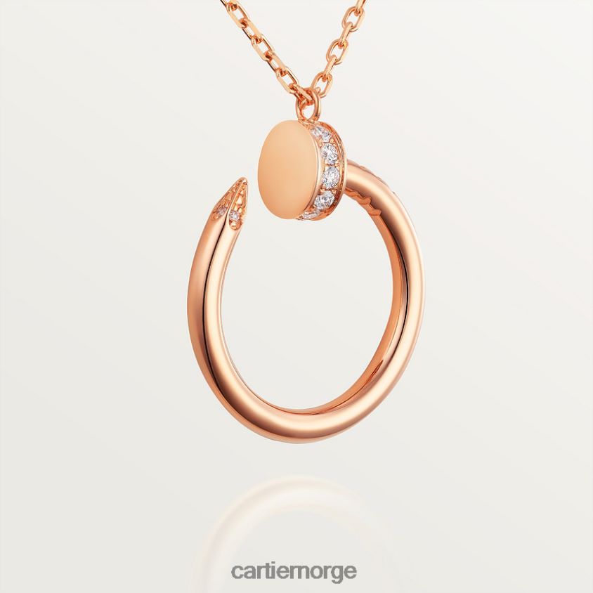 smykker Cartier juste un clou kjede Rose gull F4466N430