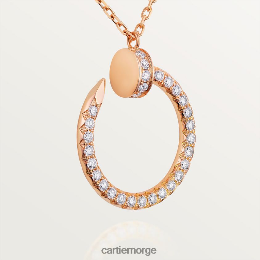 smykker Cartier juste un clou kjede Rose gull F4466N433