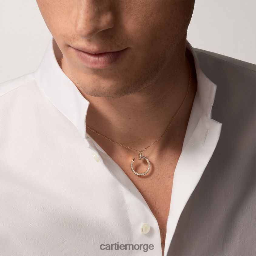 smykker Cartier juste un clou kjede Rose gull F4466N433