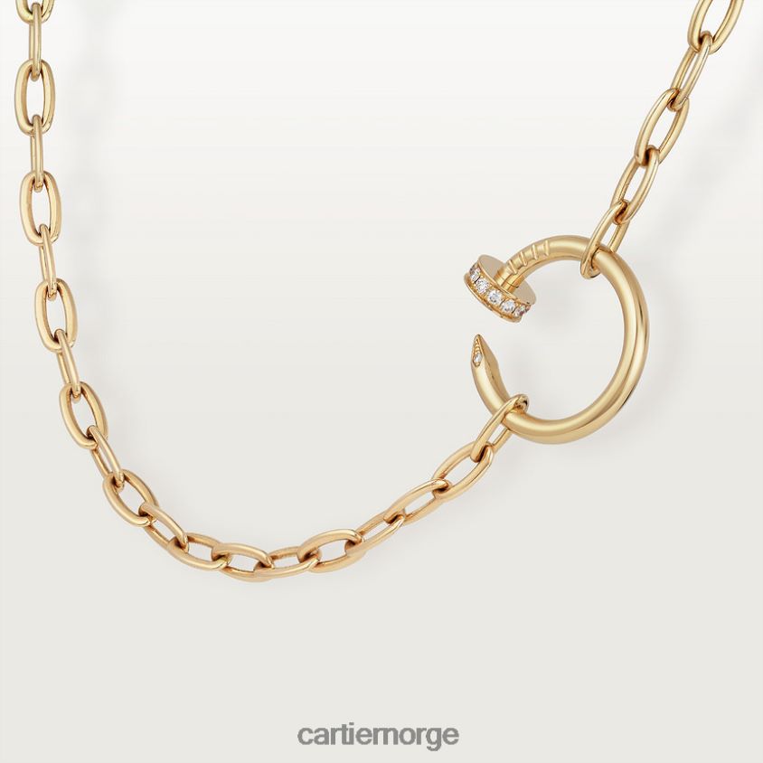 smykker Cartier juste un clou kjede gult gull F4466N412