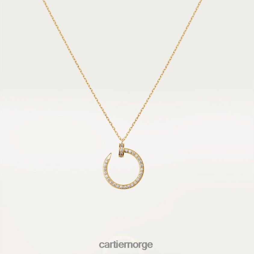 smykker Cartier juste un clou kjede gult gull F4466N421