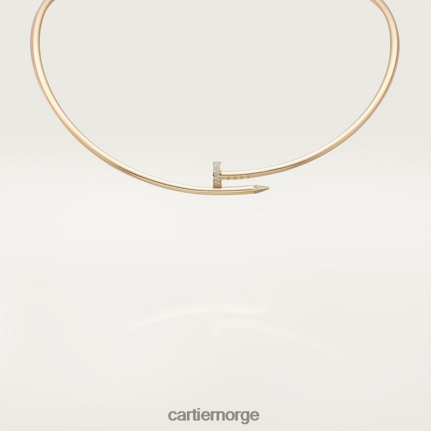 smykker Cartier juste un clou kjede gult gull F4466N425