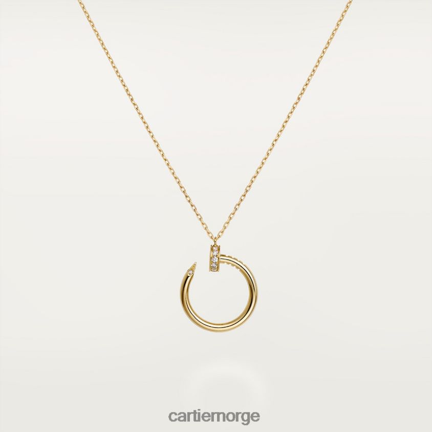 smykker Cartier juste un clou kjede gult gull F4466N431