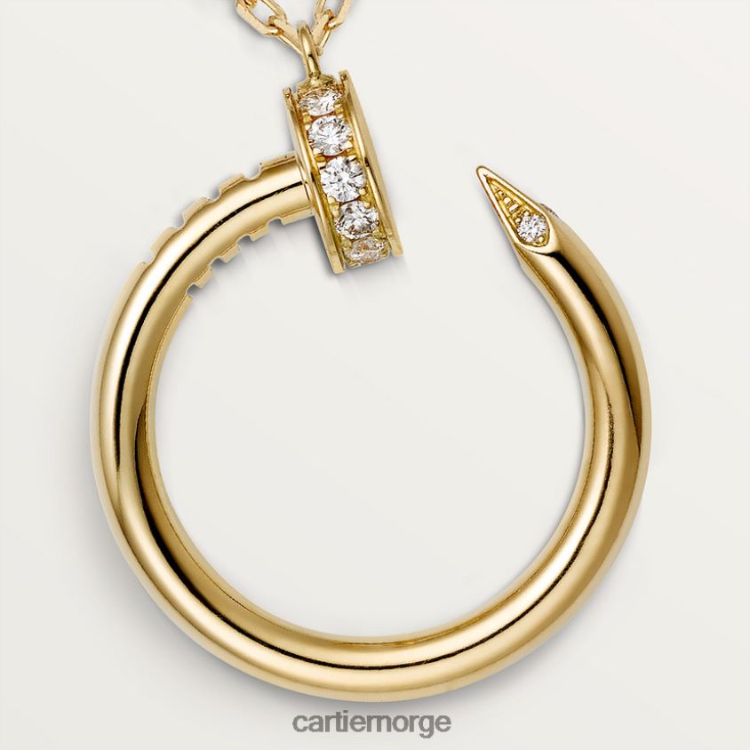 smykker Cartier juste un clou kjede gult gull F4466N431