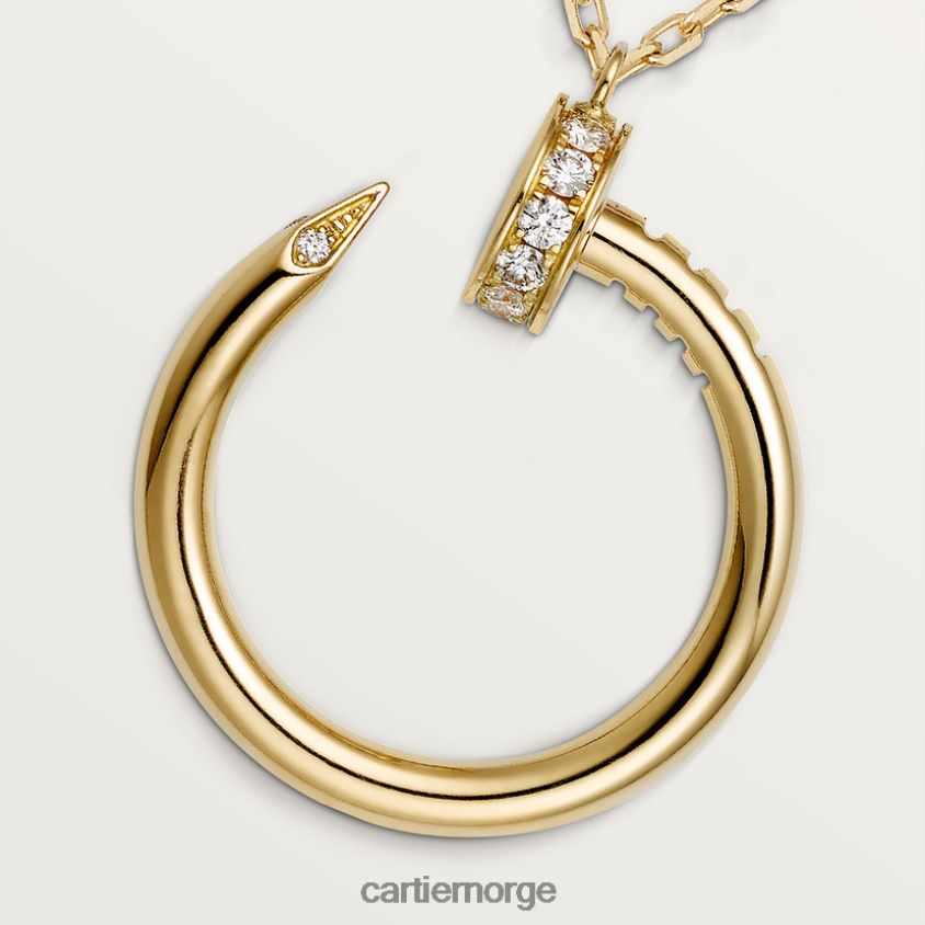 smykker Cartier juste un clou kjede gult gull F4466N431