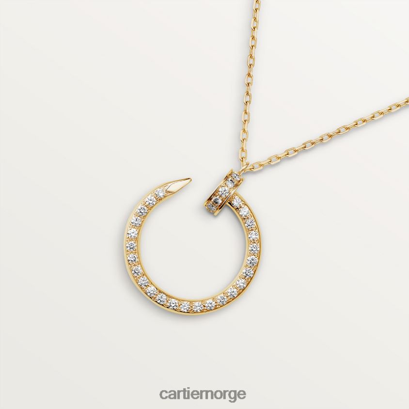 smykker Cartier juste un clou kjede gult gull F4466N432