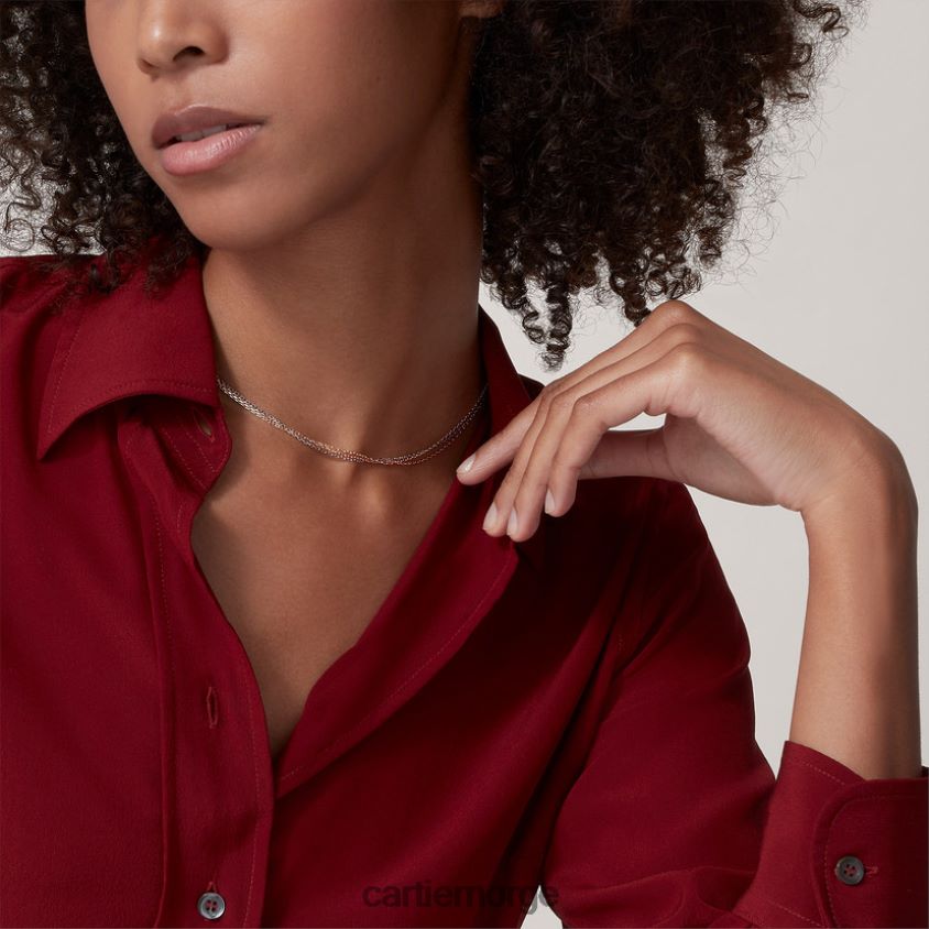 smykker Cartier kjede halskjede 3 gull F4466N593