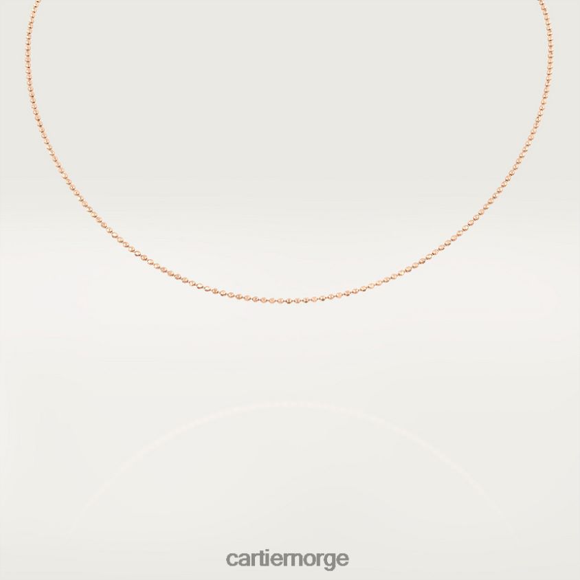 smykker Cartier kjede halskjede Rose gull F4466N591