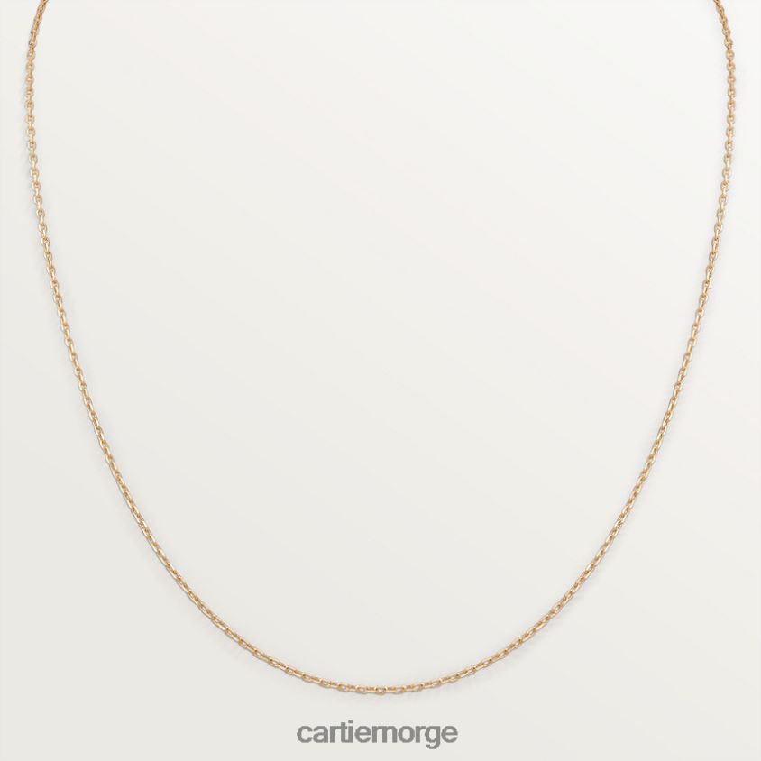 smykker Cartier kjede halskjede gult gull F4466N589