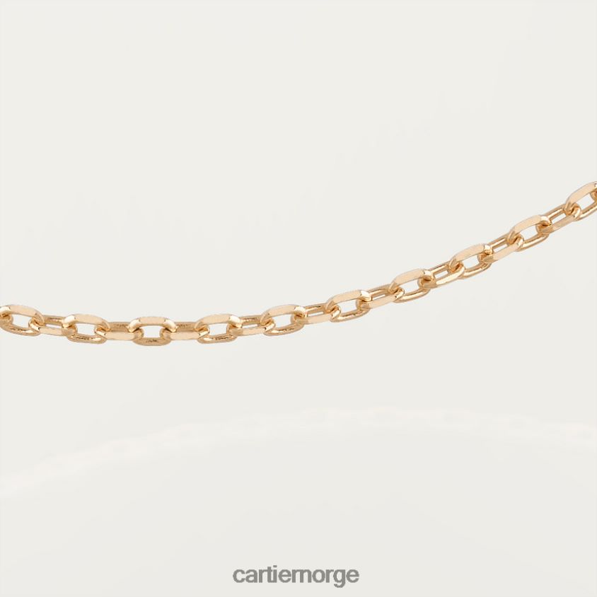 smykker Cartier kjede halskjede gult gull F4466N589