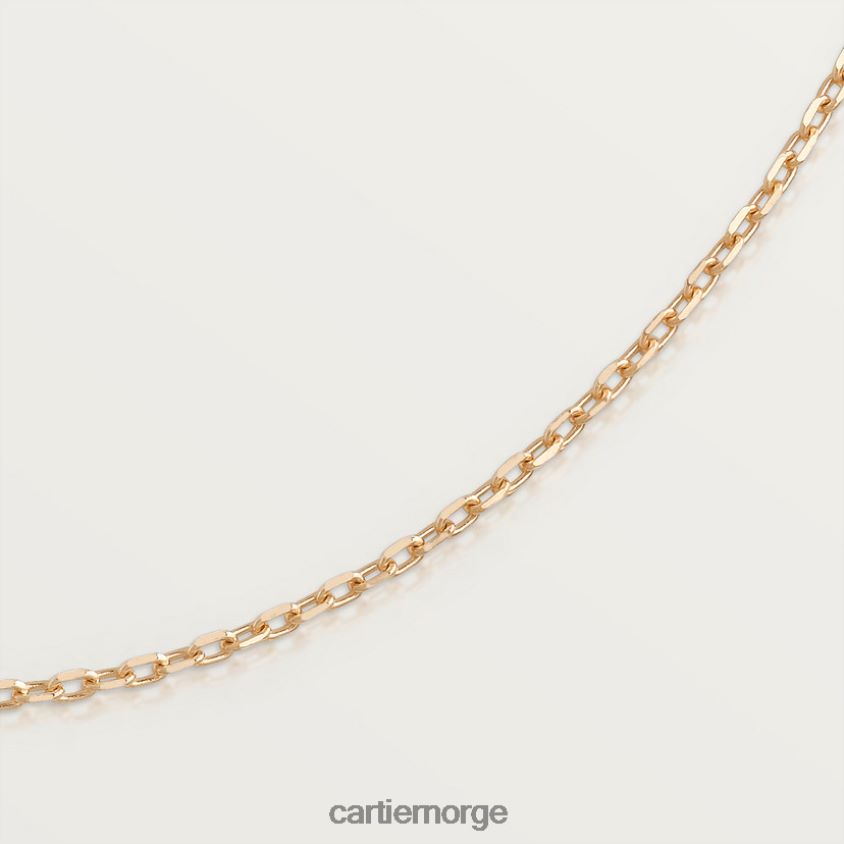 smykker Cartier kjede halskjede gult gull F4466N589
