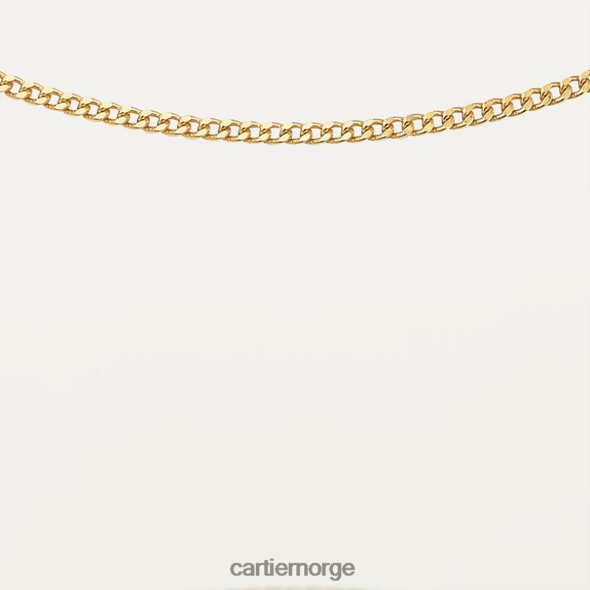 smykker Cartier kjede halskjede gult gull F4466N596
