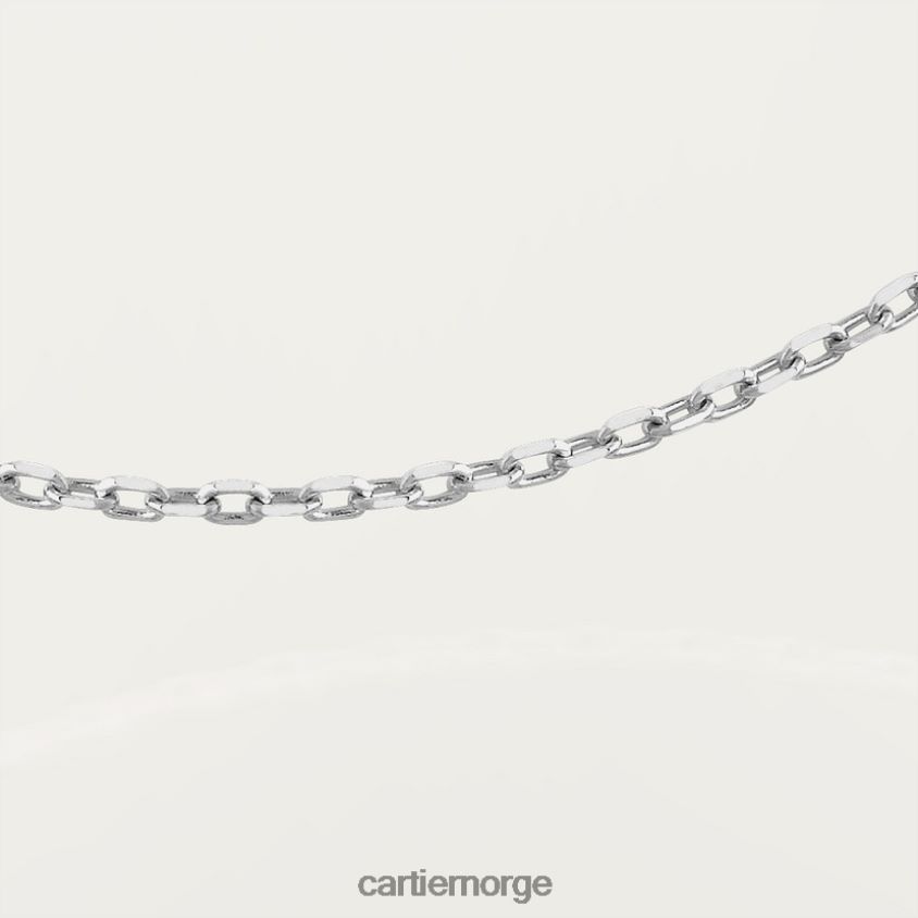 smykker Cartier kjede halskjede hvitt gull F4466N590