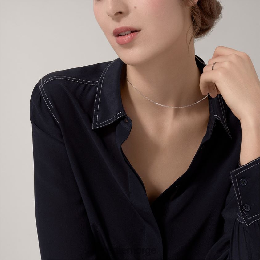 smykker Cartier kjede halskjede hvitt gull F4466N590