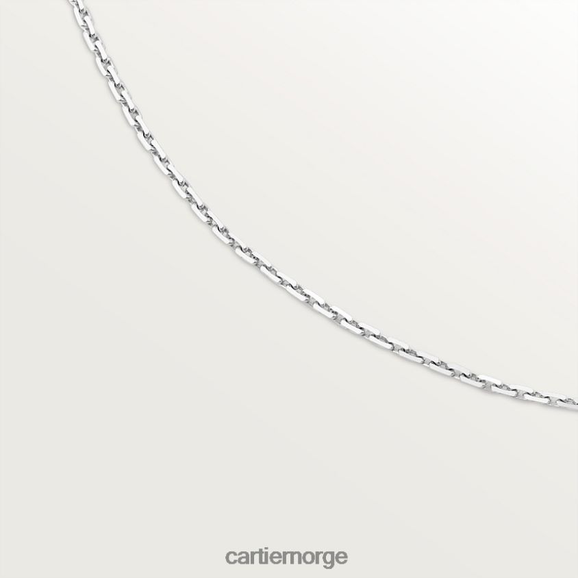 smykker Cartier kjede halskjede hvitt gull F4466N594