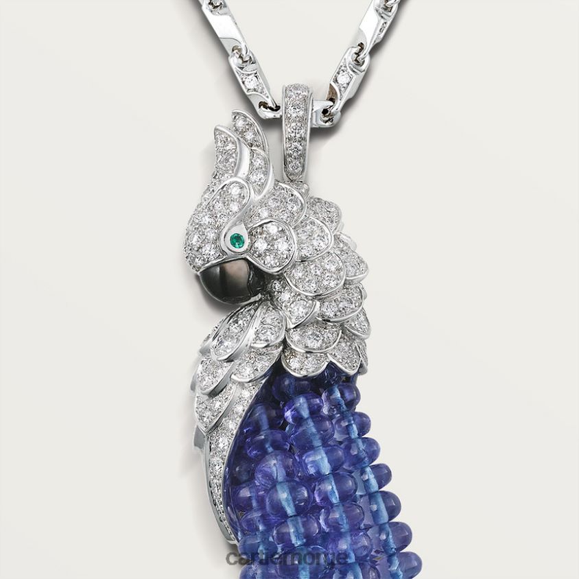 smykker Cartier les oiseaux liberes halskjede stilig F4466N585