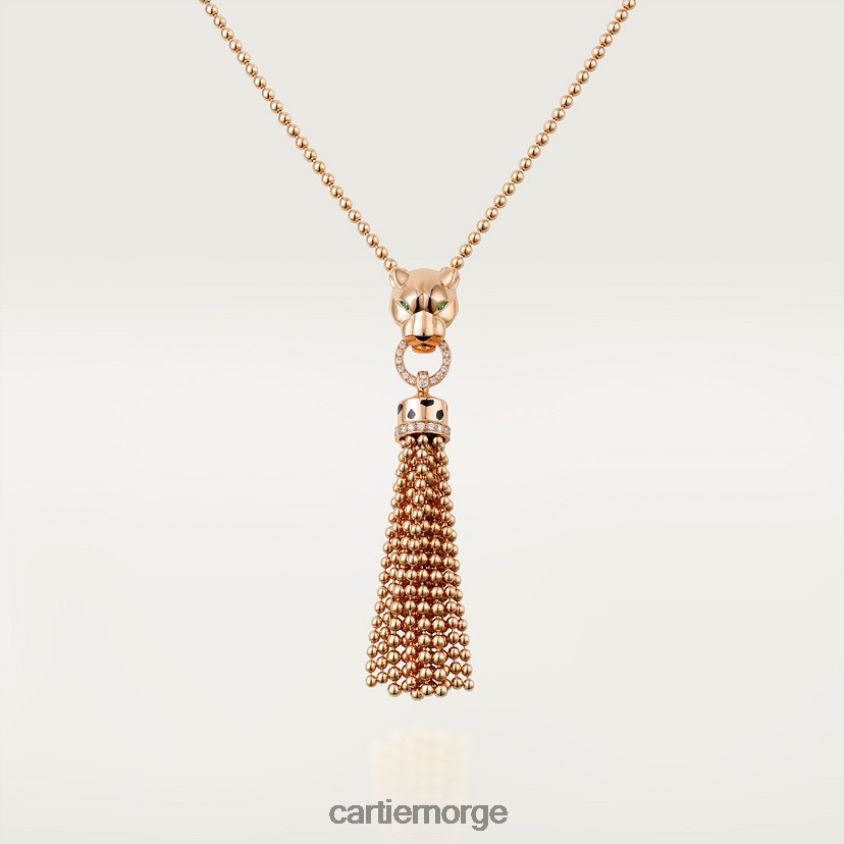 smykker Cartier panter kjede Rose gull F4466N441