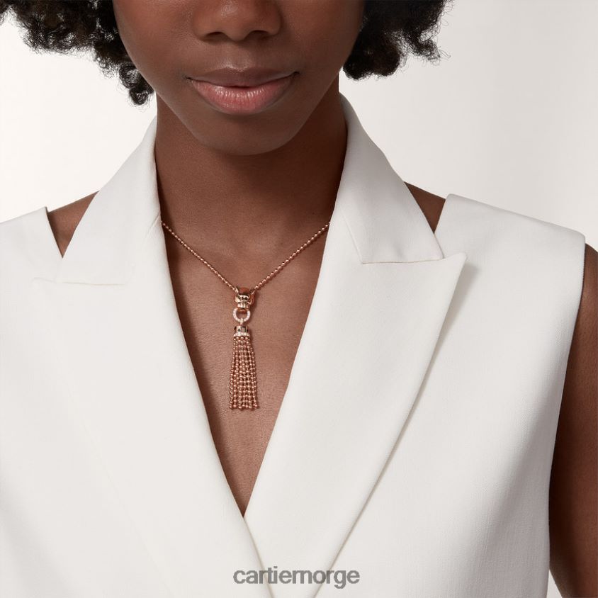 smykker Cartier panter kjede Rose gull F4466N441