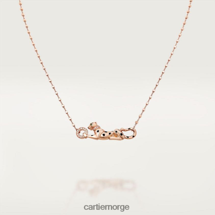 smykker Cartier panter kjede Rose gull F4466N448