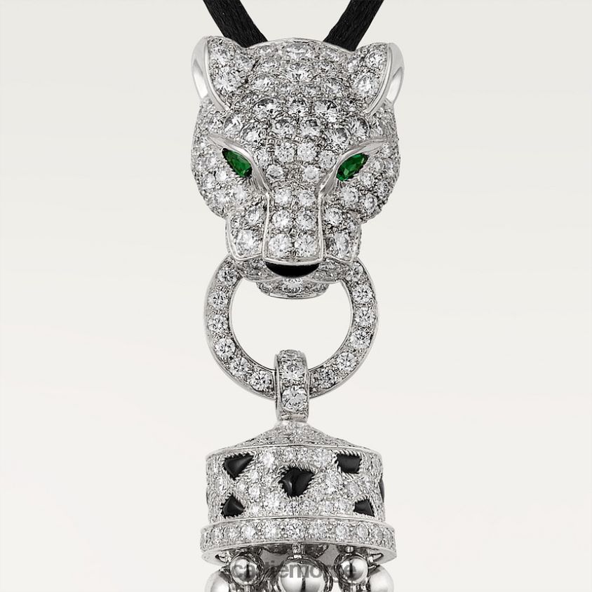 smykker Cartier panter kjede hvitt gull F4466N442