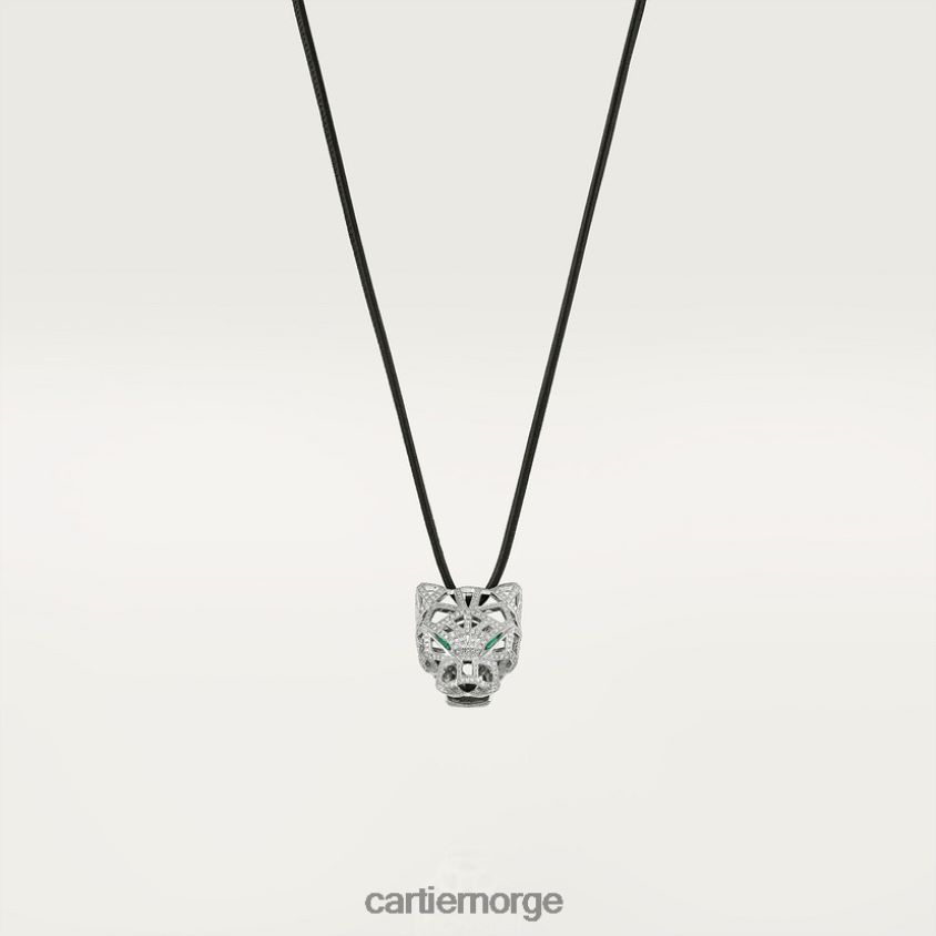 smykker Cartier panter kjede hvitt gull F4466N447