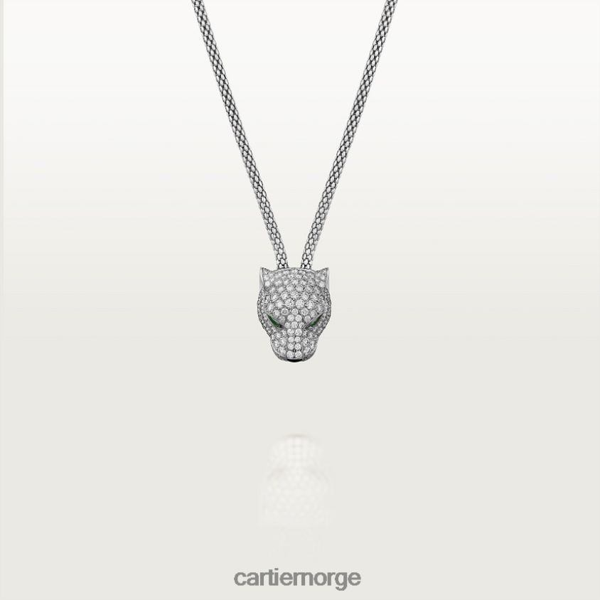 smykker Cartier panter kjede stilig F4466N445
