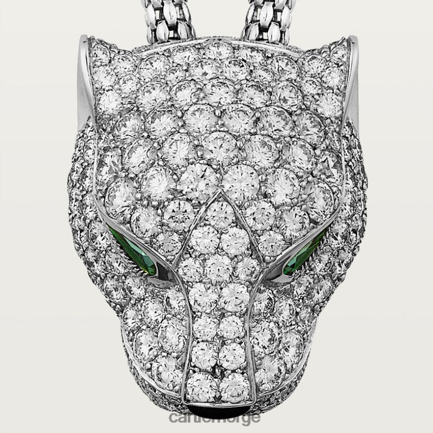 smykker Cartier panter kjede stilig F4466N445