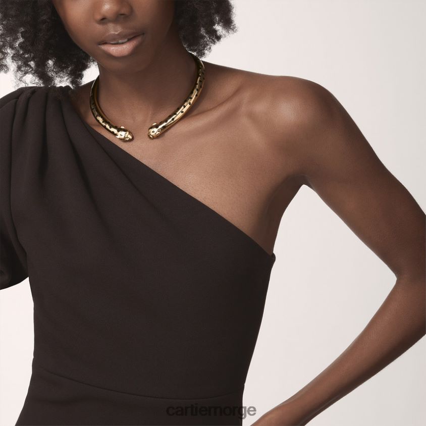 smykker Cartier panter kjede stilig F4466N450