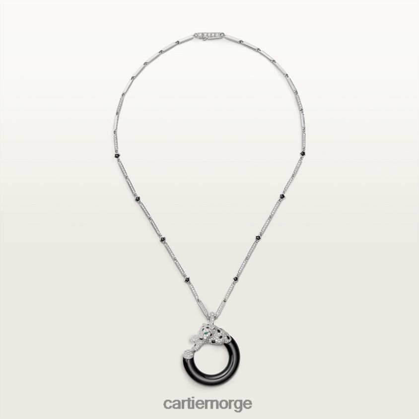 smykker Cartier panter kjede stilig F4466N452