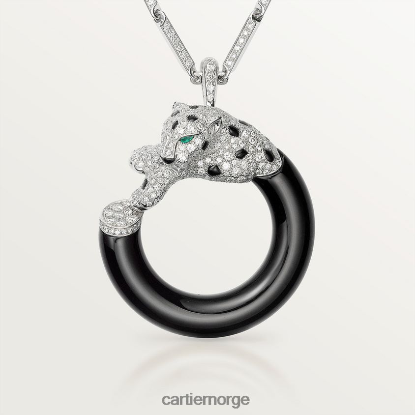 smykker Cartier panter kjede stilig F4466N452