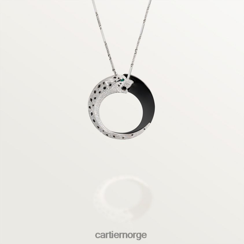 smykker Cartier panter kjede stilig F4466N455