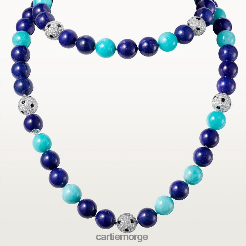 smykker Cartier panter kjede stilig F4466N456