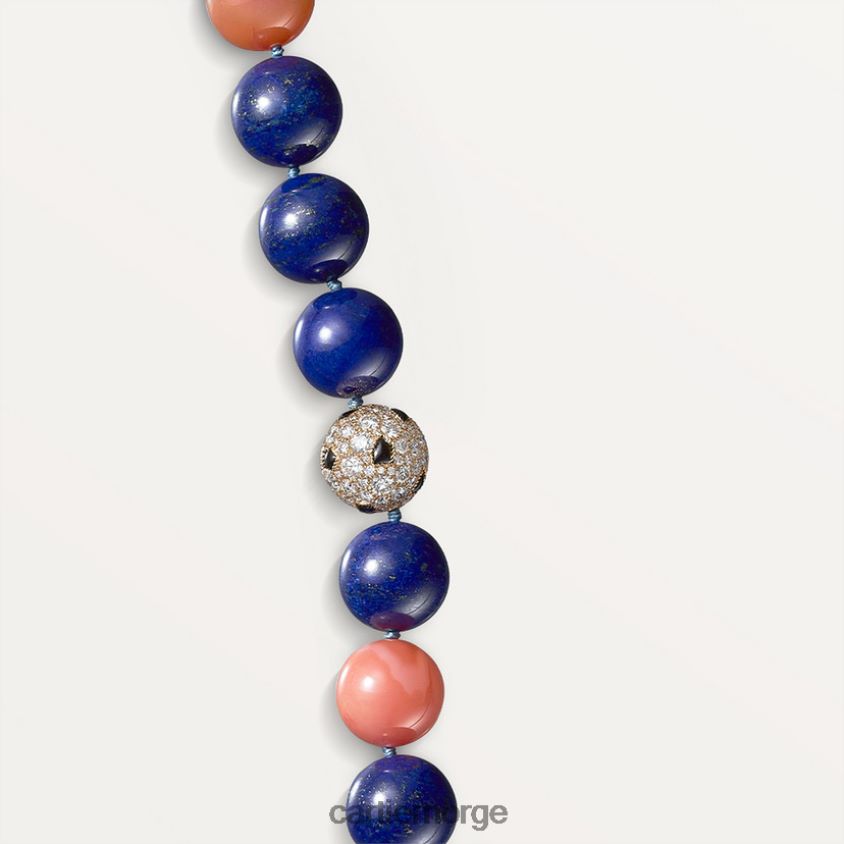 smykker Cartier panter kjede stilig F4466N457