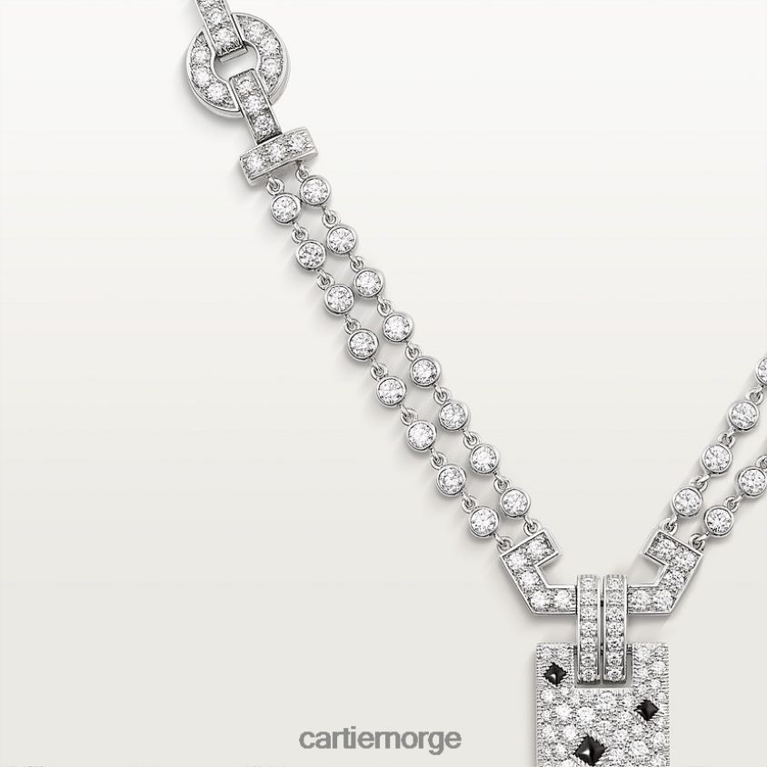 smykker Cartier panter kjede stilig F4466N458