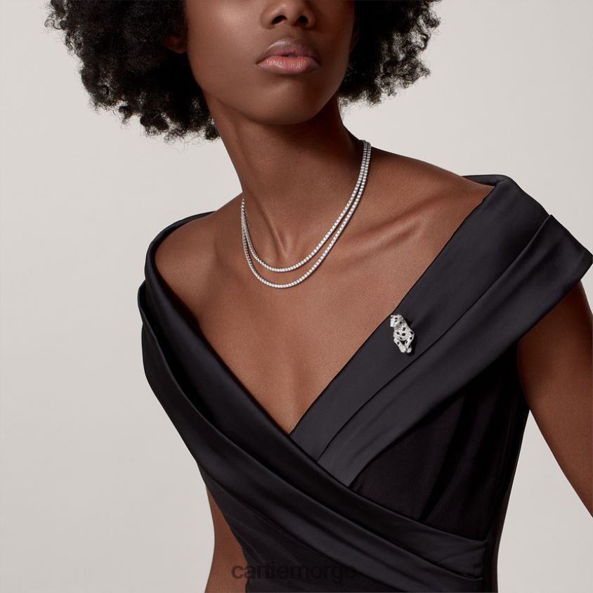 smykker Cartier panter kjede stilig F4466N460