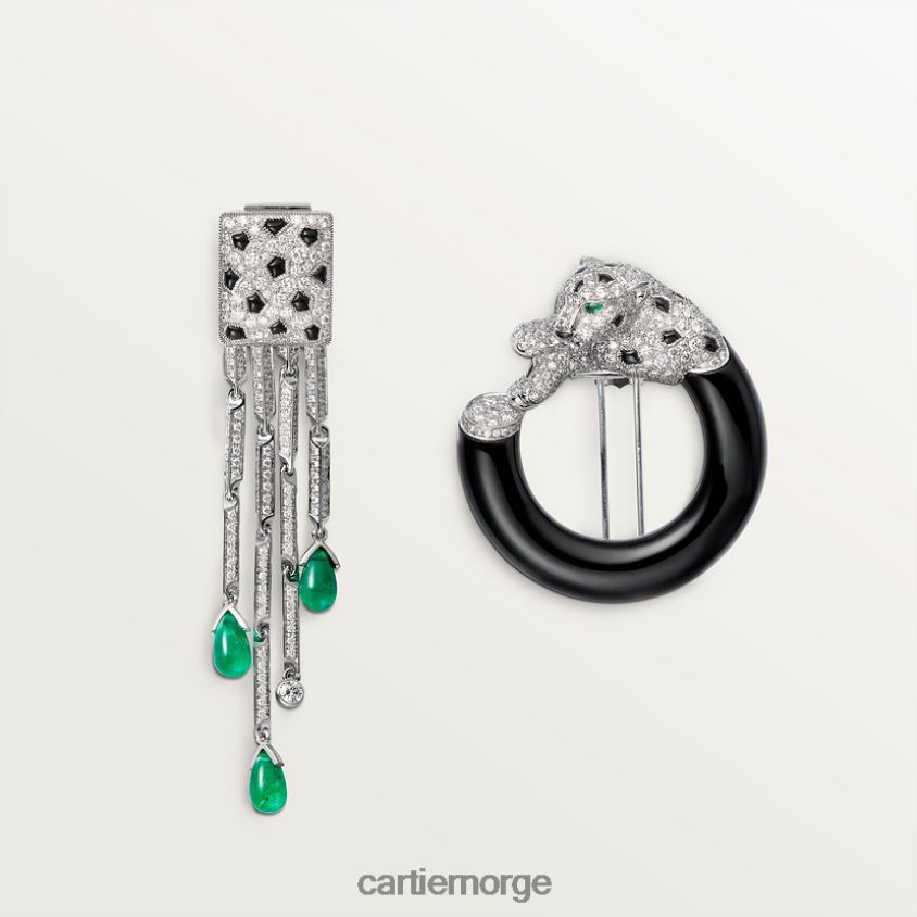 smykker Cartier panter kjede stilig F4466N461