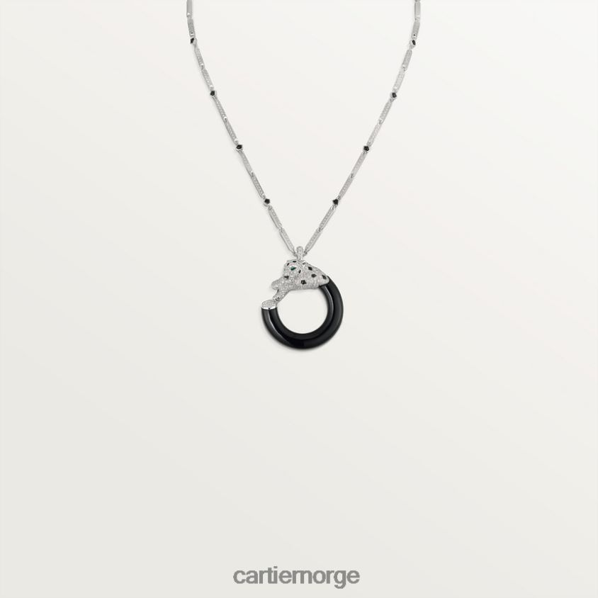 smykker Cartier panter kjede stilig F4466N461