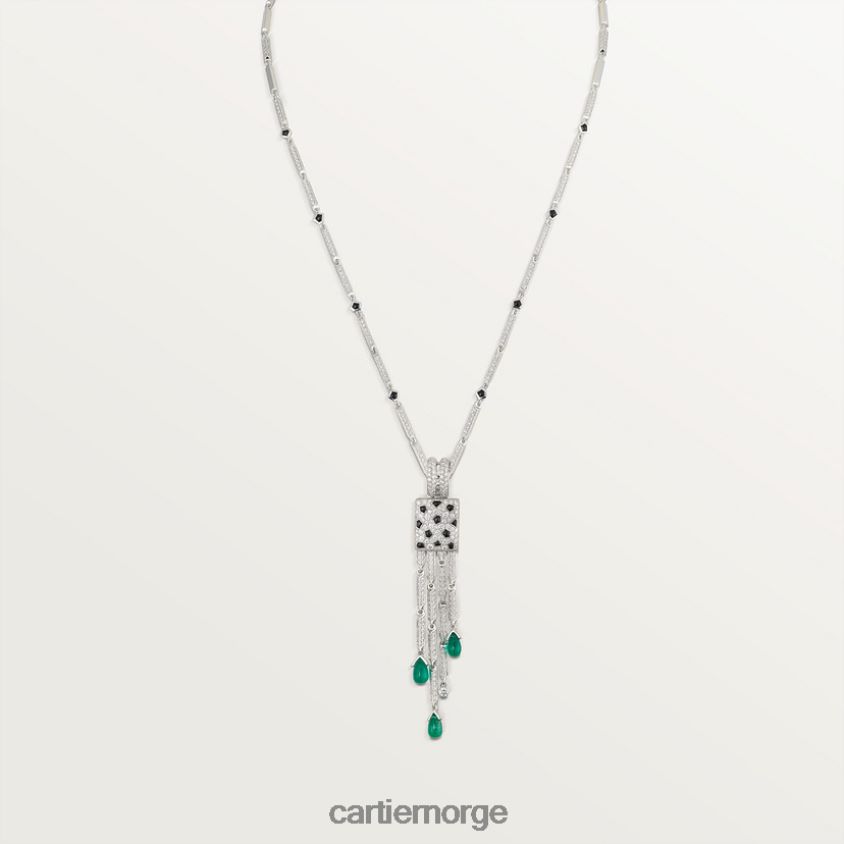 smykker Cartier panter kjede stilig F4466N461