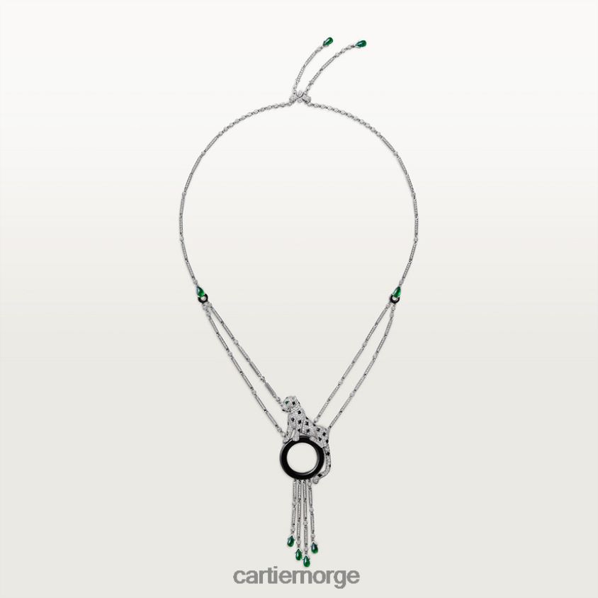 smykker Cartier panter kjede stilig F4466N465