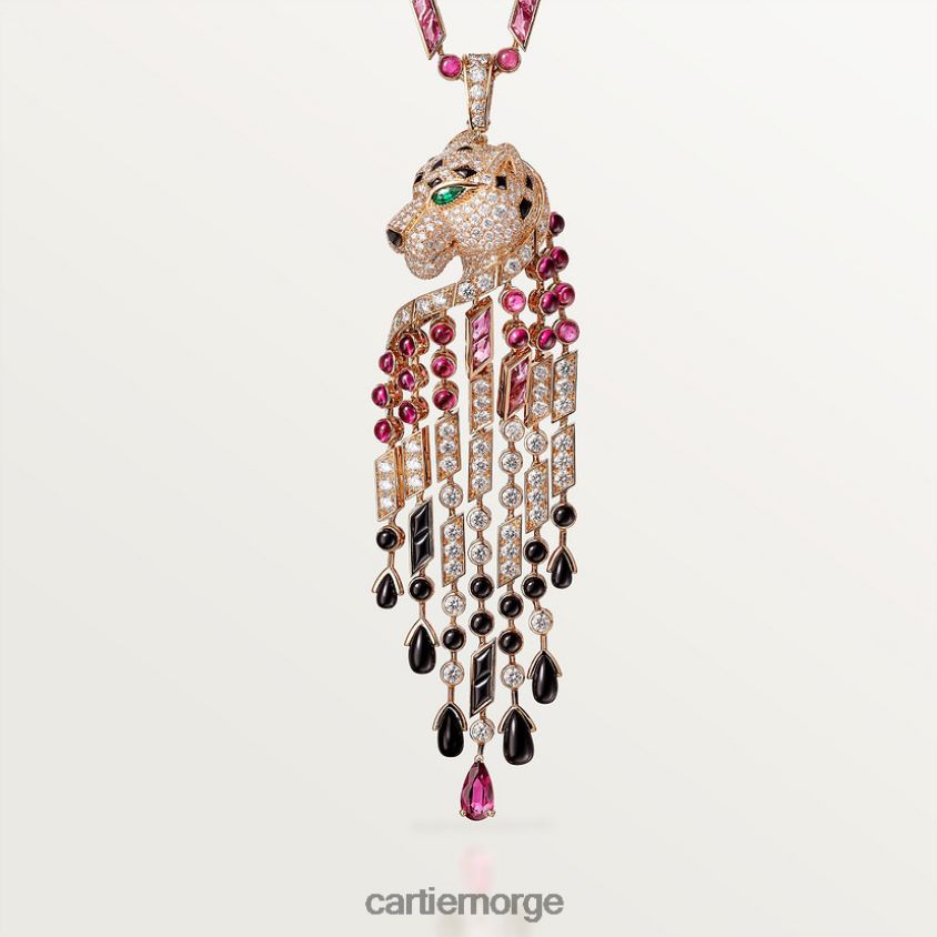 smykker Cartier panter kjede stilig F4466N466