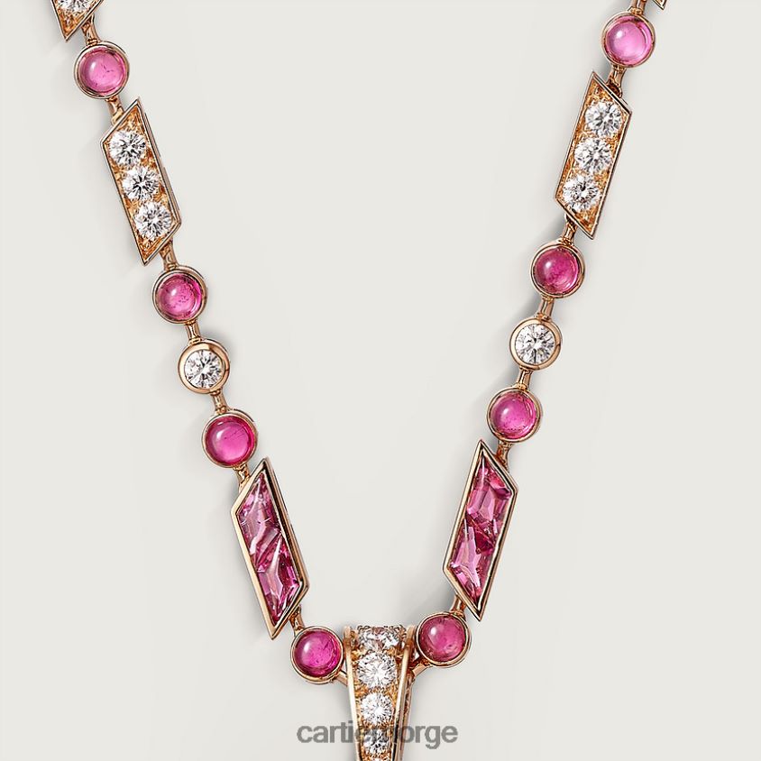 smykker Cartier panter kjede stilig F4466N466